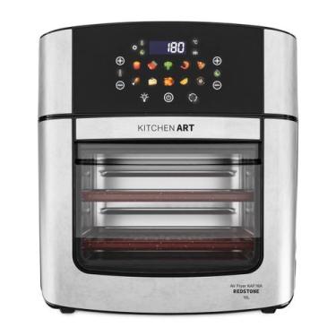 Imagem de Air Fryer Kitchen Art 16L 4 em 1 com Espeto Rotisserie KAF16A, Prata, 