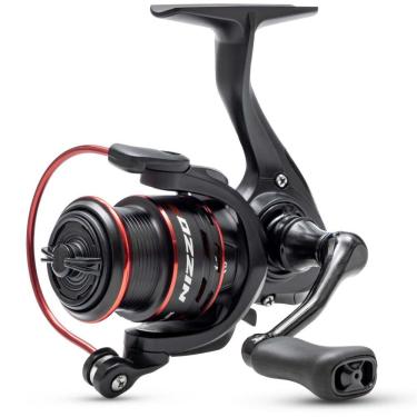 Imagem de Molinete Nizzo 6000 Drag 10KG com Sistema Balanceado e Fricção Dianteira Preto Maruri Fishing