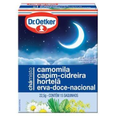 Imagem de Chá erva, capim, camomila e hortelã dr oetker sachê 15g c/ 10 unidades