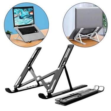 Imagem de Suporte Notebook Ergonômico Ajustável 10 Níveis Portátil Base Tablet R