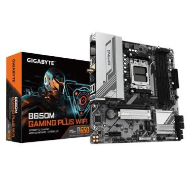 Imagem de Placa Mae Gigabyte AMD (AMD5) DDR5 Micro ATX - B650M Gaming PLUS Wifi 