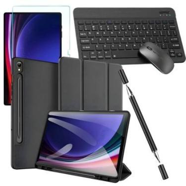 Imagem de Kit Completo Capa Case Smart P/ Galaxy Tab S10 Lite/S10 Fe/S9 Fe/S9/S8