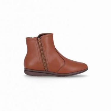 Imagem de Bota Piccadilly Cano Curto Anabela Baixa Conforto e Estilo-Feminino