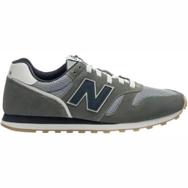 Imagem de Tênis New Balance 373v2 Masculino Cinza Branco Retrô Casual, Cinza, 40