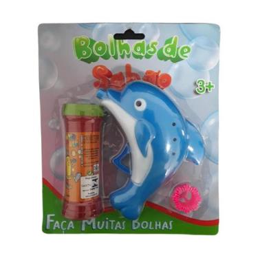 Imagem de Brinquedo infantil lança bolhas de sabão golfinho - Fenix