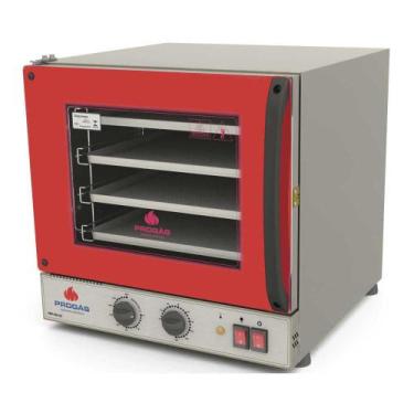 Imagem de Forno Turbo Elétrico PRP-004 G2 FAST OVEN Vermelho 220V - Progás - PRO