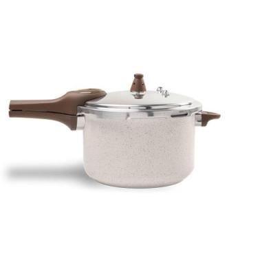 Imagem de Panela de Pressão 6,8L Revestimento Cerâmico Fundo de Indução Ceramic 