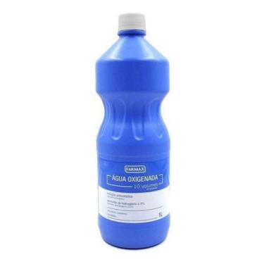 Imagem de Água Oxigenada Volume 10 Farmax 1 Litro - Solução Antisséptica