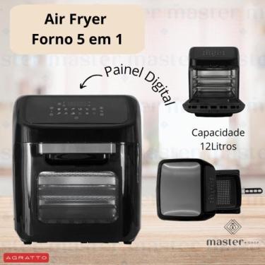Imagem de Fritadeira Elétrica Air Fryer Forno 5 em 1 1800W 12L Digital Sem Oléo 