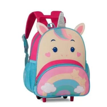 Imagem de Mochila De Carrinho Crechina Unicornio 13 Cp2654b - Clio