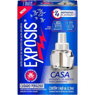 Imagem de Refil Repelente Elétrico Líquido Exposis Casa 32,9ml