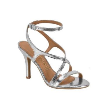 Imagem de Sandalia vizzano social ref 6249.1116.30591 feminino, 36, Prata