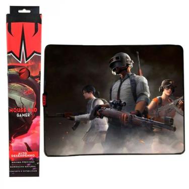 Imagem de Mouse Pad Gamer Grande KNUP, 420x320mm Superficíe Têxtil Antiderrapant