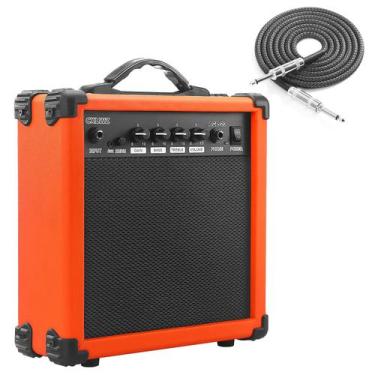 Imagem de Amplificador de Guitarra Elétrica Portátil CXLWZ 20W com Entrada para 