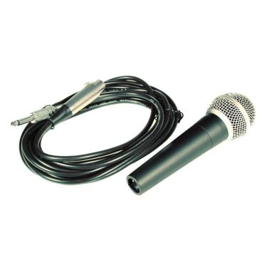 Imagem de Microfone Profissional com Fio HT-58-A sem Chave Antiqueda com Cabo 4.3M e Conector 1-4...