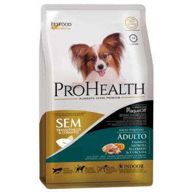 Imagem de Ração ProHealth para Cães Adultos de Porte Pequeno Sabor Frango, Abóbo