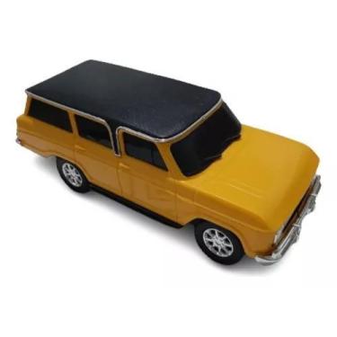 Imagem de Carrinho De Brinquedo Veraneio Miniatura Coleção Diverplas, Amerelo te