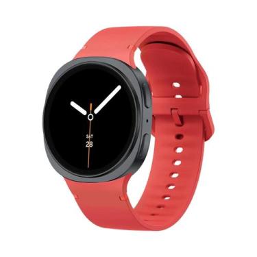 Imagem de Pulseira De Silicone Para Samsung Galaxy Watch 8 Classic 44mm 40mm 46m