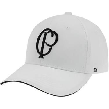 Imagem de BonÃ Corinthians Original Branco Bordado Licenciado TimÃo - Supercap