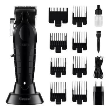 Imagem de Máquina De Cortar Cabelo Kemei Hair Clipper Km 2296 Profissional Bivol