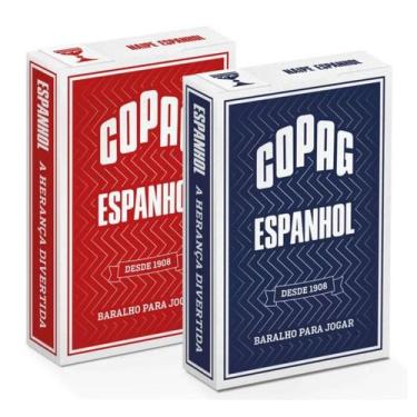 Imagem de 2 Baralhos Copag - Espanhol Azul e Vermelho - 92191AV