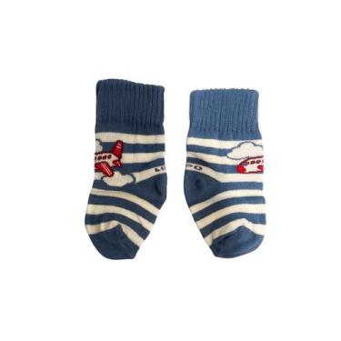 Imagem de Meia Casual Baby Menino Lupo, 16 a 23, Azul