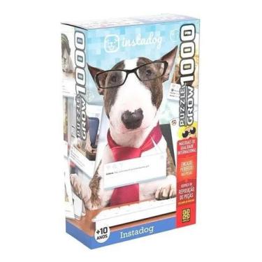 Imagem de Jogo Quebra Cabeça Instadog Cachorros Puzzle 1000pçs Grow