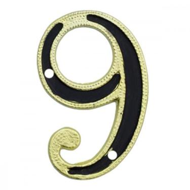 Imagem de Numero Residencial Colonial Luxo Metal Thompson No.9 - MAC FER