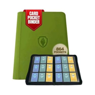 Imagem de Binder De Cartas Com Capacidade Dupla E 9 Bolsos, Sem Anéis, Para Cart