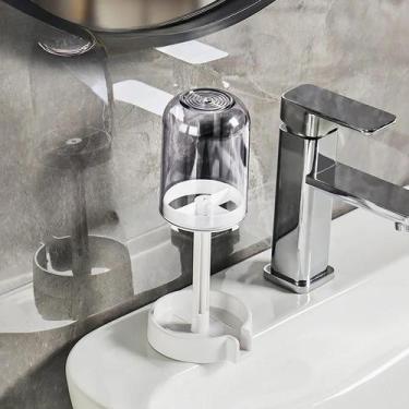 Imagem de Suporte Multifuncional De Plástico Para Escovas De Dente Com Tampa Pro