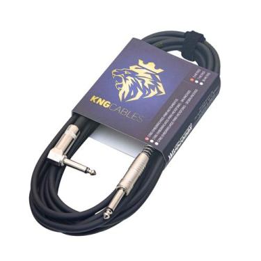 Imagem de Cabos Para Instrumentos Com Cachimbo P10 P10 5 Metros Gtc-05 Kng Wirec