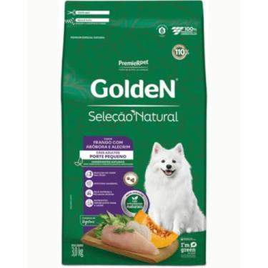 Imagem de Premier Pet Ração Golden Seleção Natural Para Cães Adultos De Raças Pequenas Sabor Abóbora - 3Kg