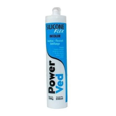 Imagem de Silicone Acético Flex Incolor PowerVed 250ml