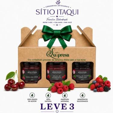Imagem de Kit Geleia de Cereja, Framboesa e Frutas Vermelhas Zero Açucar 160g Si
