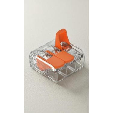 Imagem de Conector Emenda 3 Fios 221 Compacto Kit 10 - Congratulations Store
