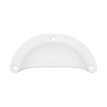 Imagem de Puxador Bonito Colonial Concha Retro Vintage Gaveta Movel (Branco)