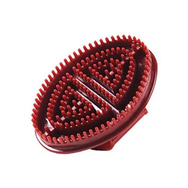 Imagem de Massageador corporal portátil com escova de massagem de silicone Elitzia ET031 (red)