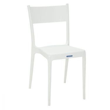 Imagem de Cadeira Tramontina Branca em Polipropileno eFibra de Vidro