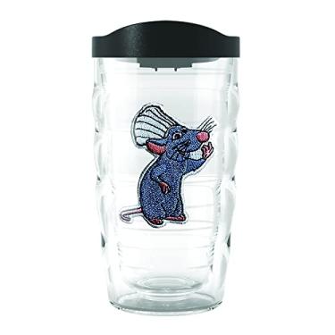 Imagem de Tervis Feito nos EUA com parede dupla Disney Pixar - Copo isolado Ratatouille mantém as bebidas frias e quentes, 290 ml ondulado, clássico