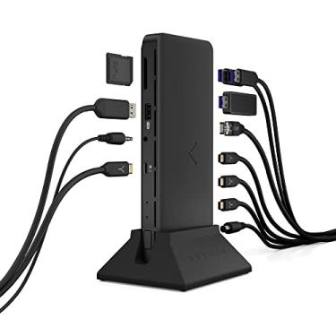 Imagem de Brydge Estação de encaixe Stone Pro TB4 Thunderbolt 4 - 12 portas, carregamento de 90 watts, dois monitores 4K ou saída 8K simples, velocidade de transferência de 40 GB/s - Windows 10 e 11, macOS 11.0 e compatível com ChromeOS