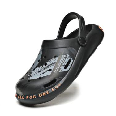 Imagem de SHABADUER Tamancos de verão masculinos e femininos, sapatos de água casuais confortáveis, atacadistas, sapatos de praia, Preto, 6.5 Women/6 Men