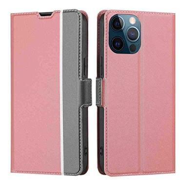 Imagem de SHOYAO Estojo Fólio de Capa de Telefone for ASUS ZENFONE4, Couro PU Premium Capa Slim Fit for ZENFONE4, Suporte de visualização horizontal, sala, Cor de rosa