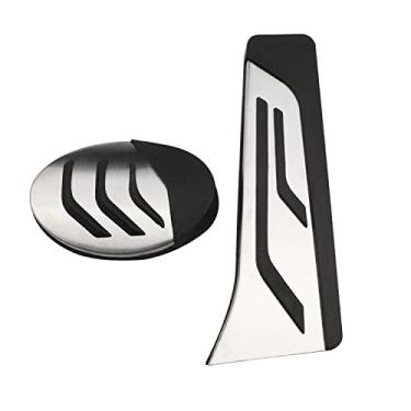 Imagem de Protetor de pedais de carro de aço inoxidável, adequado para BMW X2 F39 2018 2019 2020 2021 (AT sem descanso)