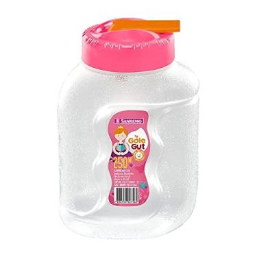 Imagem de Sanremo - Garrafa Plástica Infantil com Bico Valvulado de 250ml, Linha Gole Gut