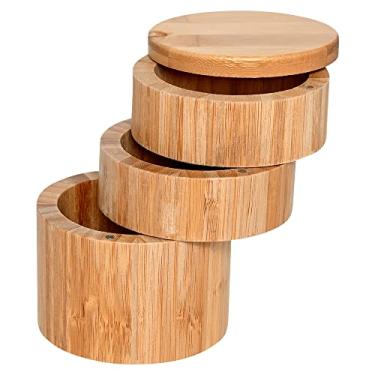 Imagem de Porta Condimento de Bambu 3 Divisórias 13X9CM