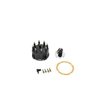 Imagem de Kit de afinação de tampa de distribuidor de substituição – Serve para motores MerCruiser GM V8 com sistema de ignição Thunderbolt IV, V HEI – Substitui 187523, 805759Q3, 805759T3, 815407A2, 815407Q5 – Rotor, tampa, junta