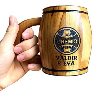 Imagem de Caneca de madeira personalizada chopp