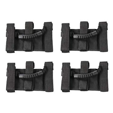 Imagem de Savadicar 4 puxadores de barra de rolagem para Jeep Wrangler, adequado para Jeep Wrangler YJ CJ TJ JK JKU JL JLU & Gladiator JT Sports Sahara Freedom Rubicon X & Unlimited X 2/4 Door Roll Bar (preto)