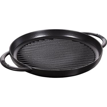 Imagem de Grelha Redonda com Alça, Ferro Fundido, Preto, 30 cm, STAUB