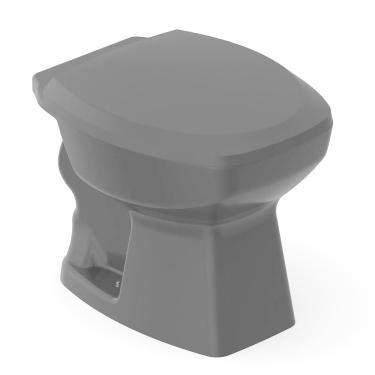 Imagem de Kit Vaso Sanitário Convencional com Assento Queda Amortecida Thema Incepa Preto Brilhante